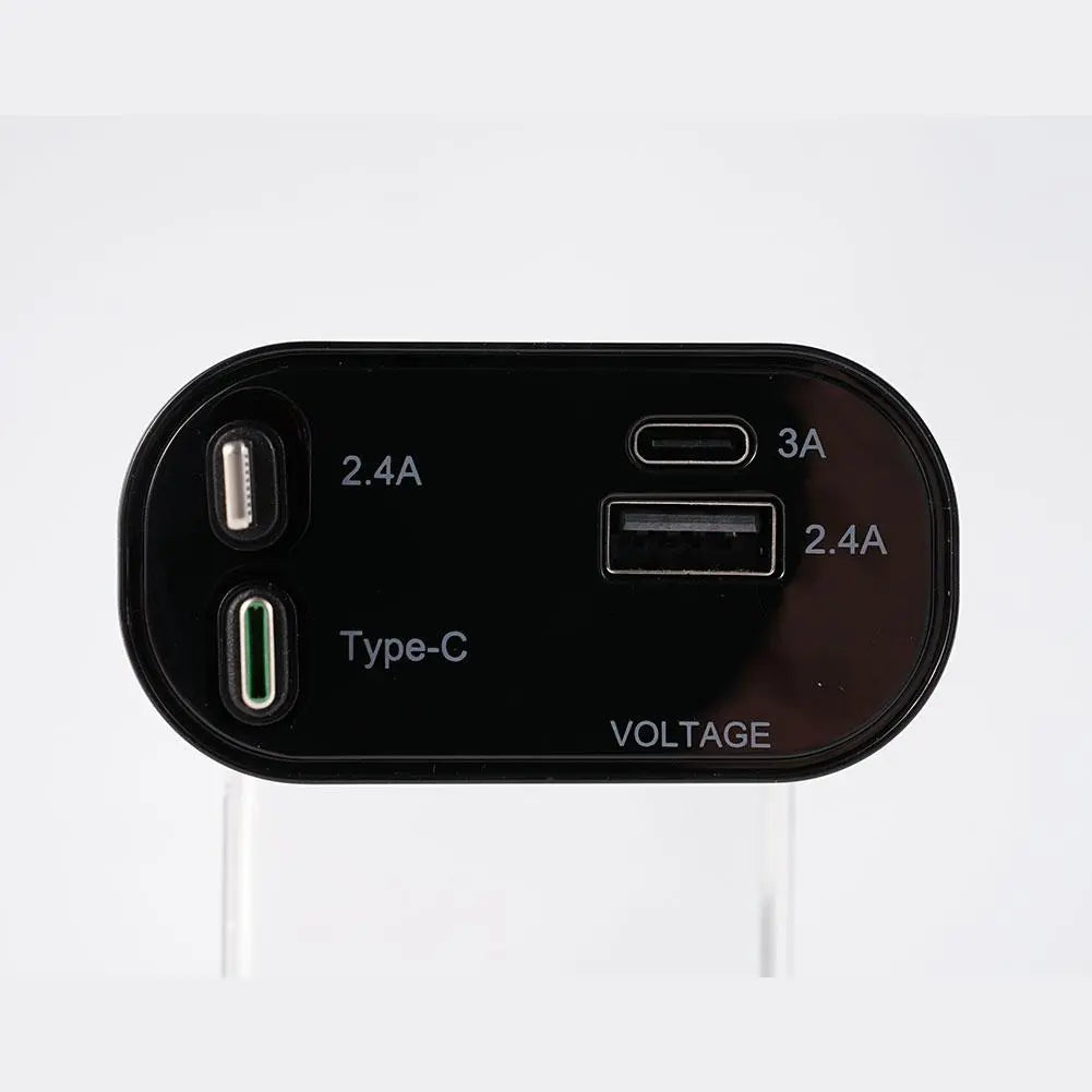 100W 4 IN 1 Retractable lighting Charger for car